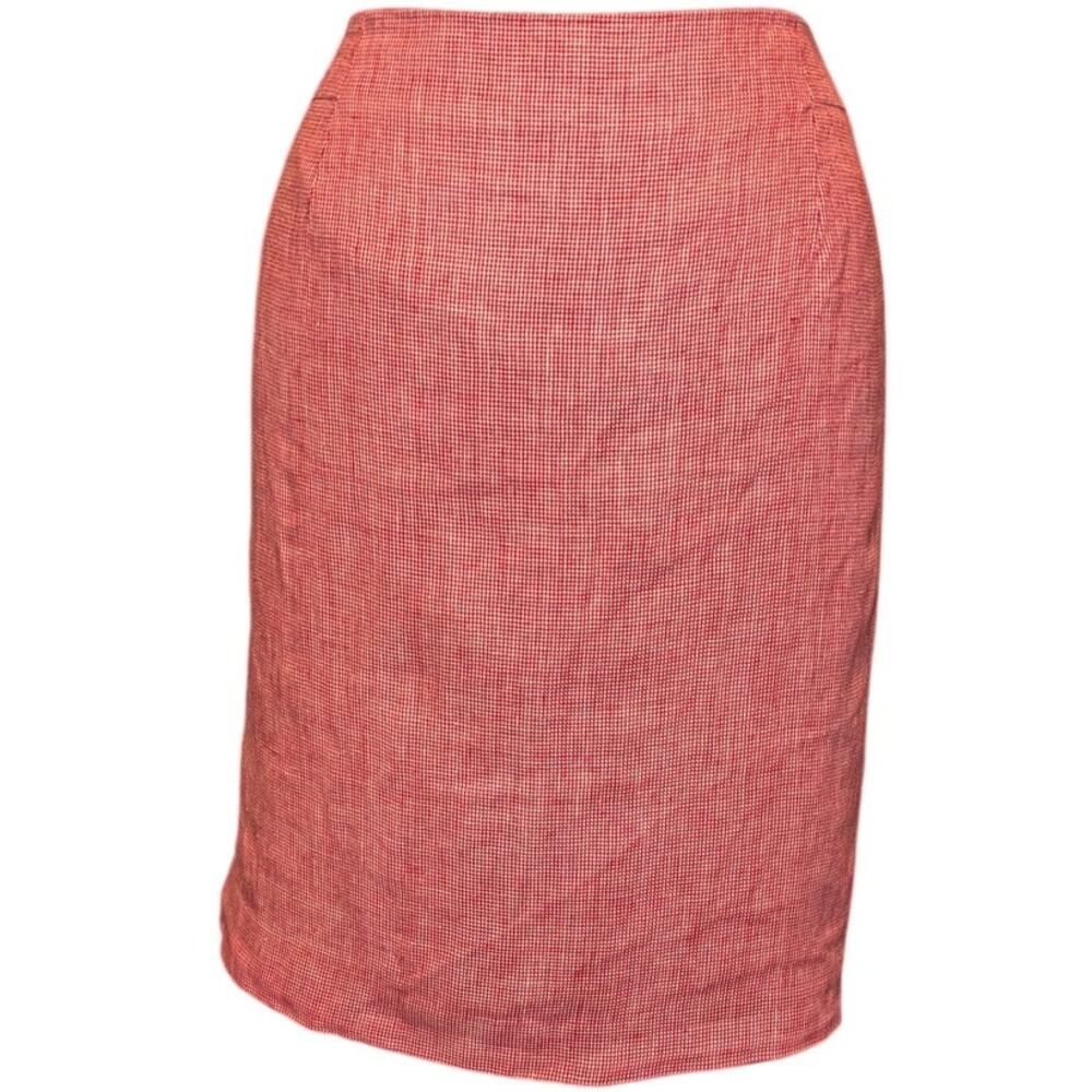 Talbots Fresh Linen Pencil Skirt Size 16